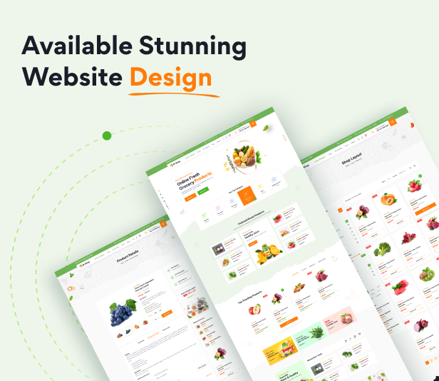 GroStore - Food & Grocery Laravel eCommerce with Admin Dashboard