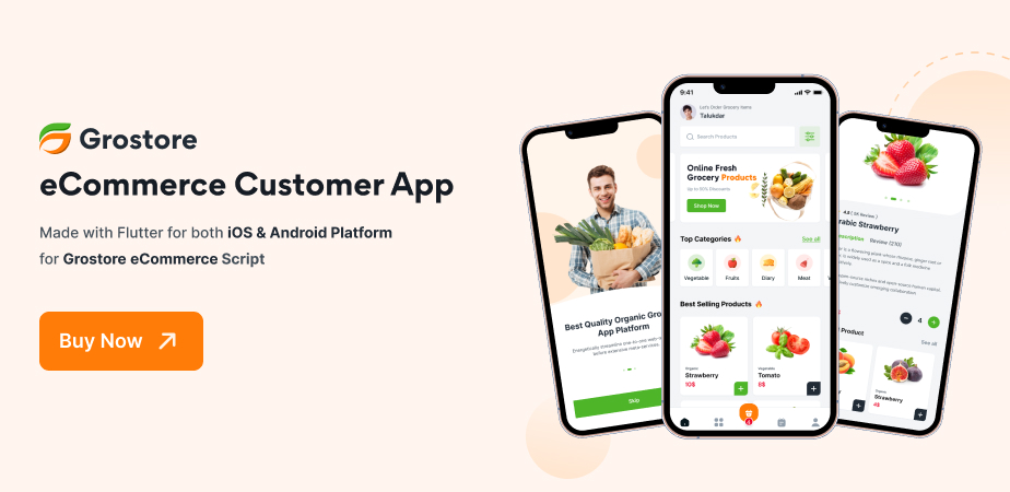 GroStore - Food & Grocery Laravel eCommerce with Admin Dashboard
