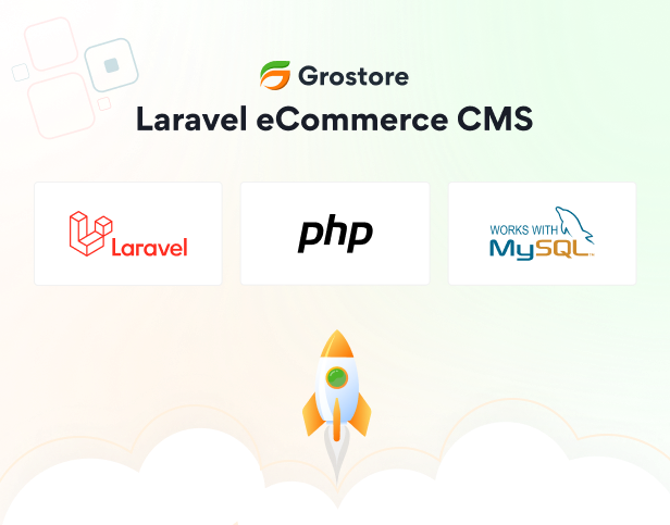 GroStore - Food & Grocery Laravel eCommerce with Admin Dashboard