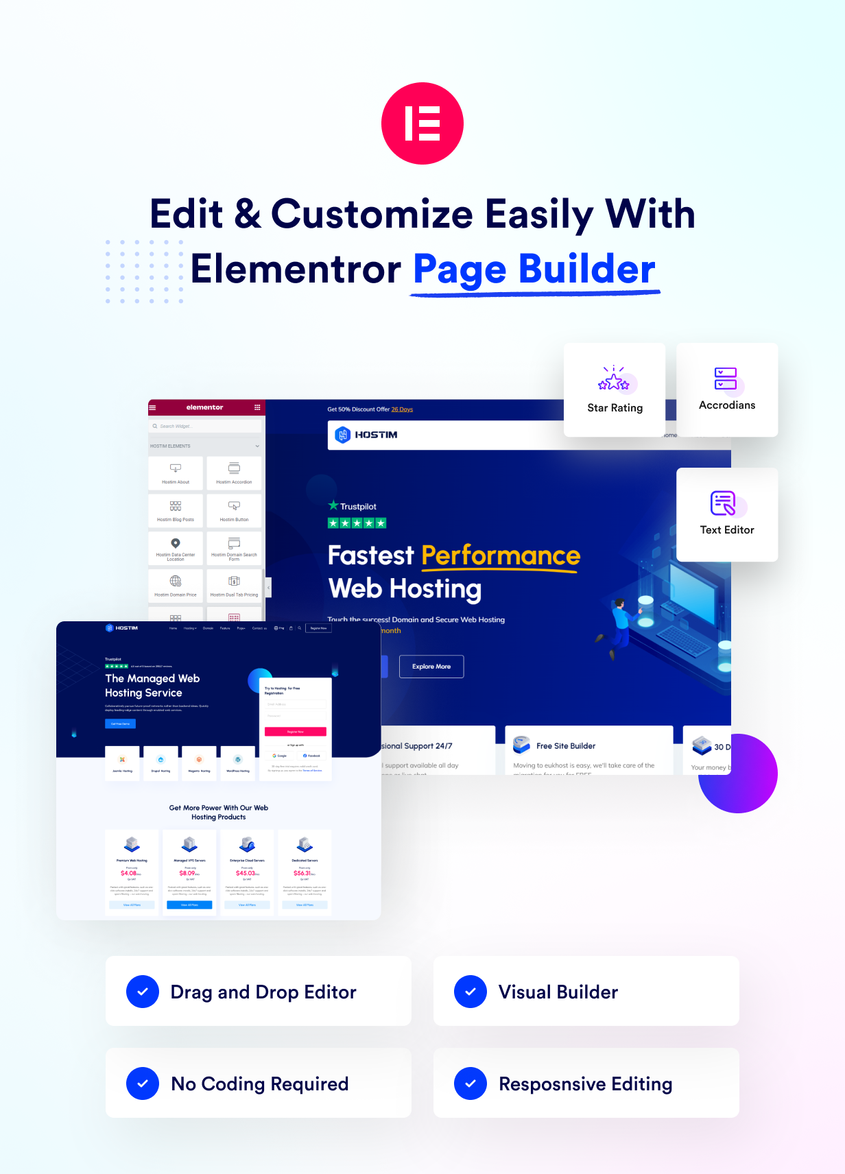 Hostim - Web Hosting WordPress Theme with WHMCS