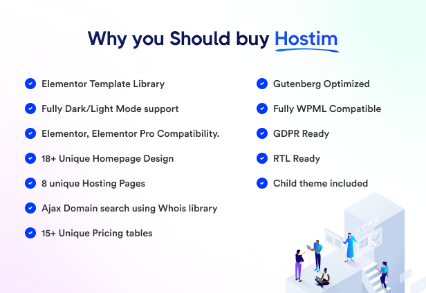 Hostim - Web Hosting WordPress Theme with WHMCS