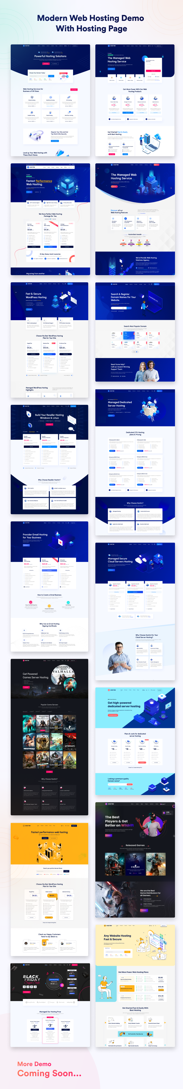 Hostim - Web Hosting WordPress Theme with WHMCS