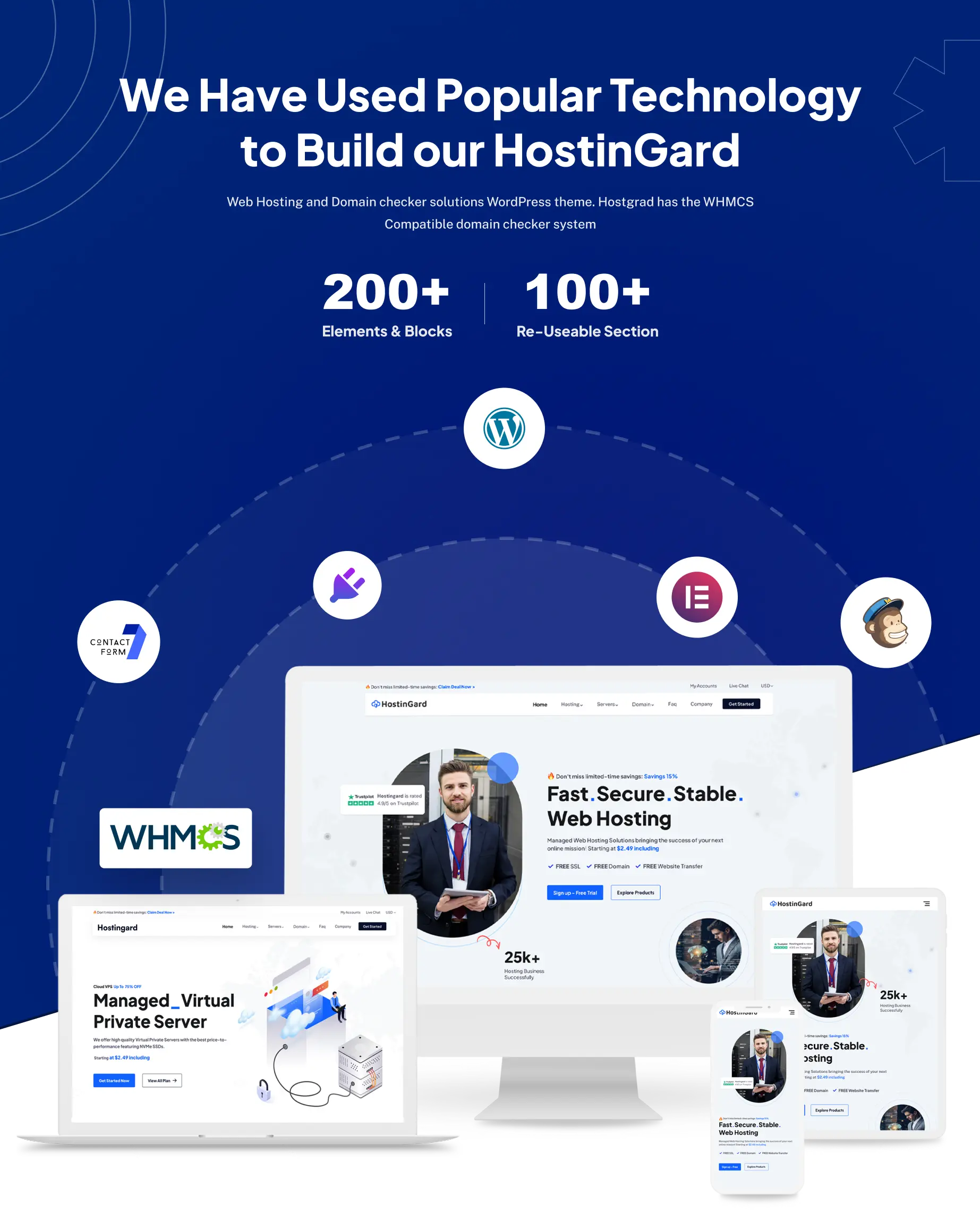 Hostingard - Web Hosting WordPress Theme with WHMCS