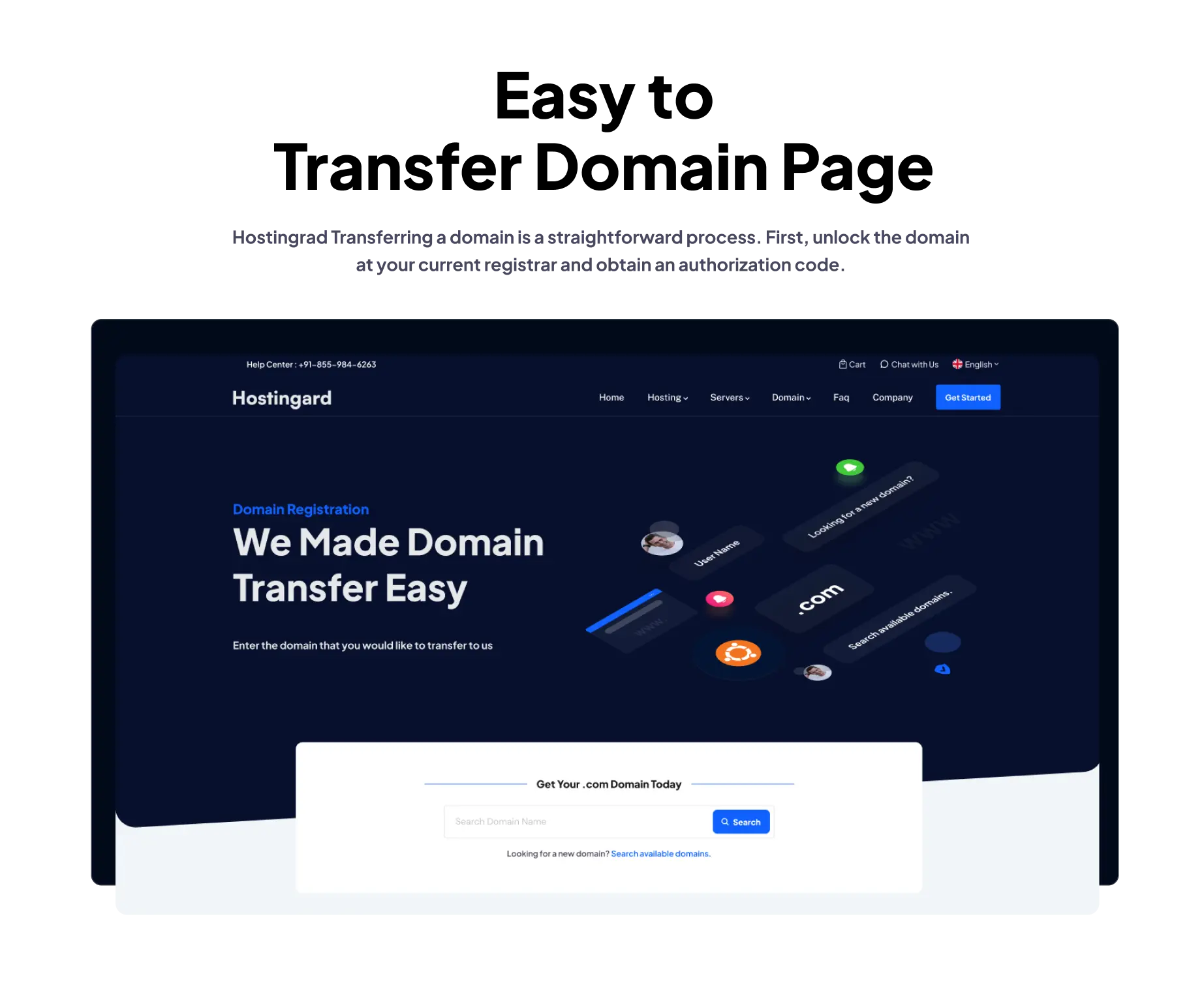 Hostingard - Web Hosting WordPress Theme with WHMCS
