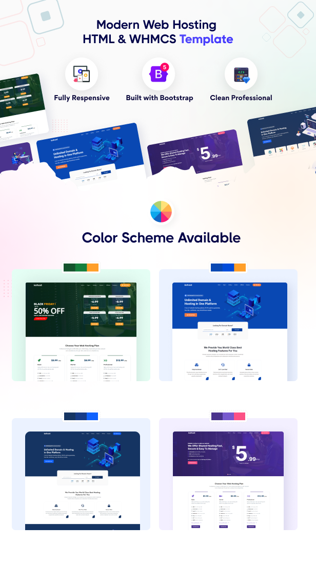 Kohost - Web Hosting with WHMCS ReactJs Template