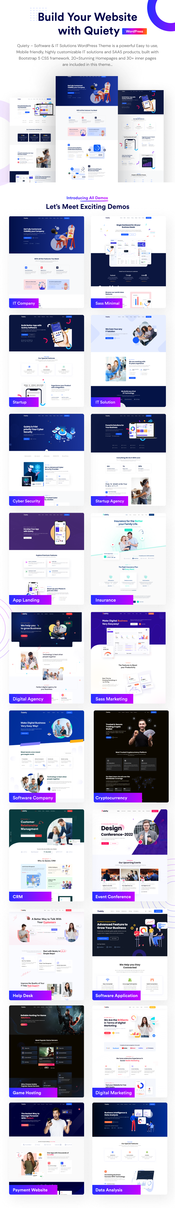 Quiety – Software & IT Solutions WordPress Theme